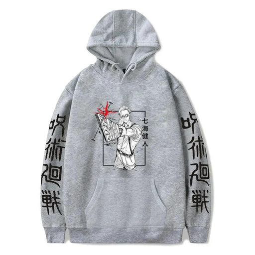 Sweat Jujutsu Kaisen - Kento Nanami-MANGA SHOP-Gris-XS-Manga Shop