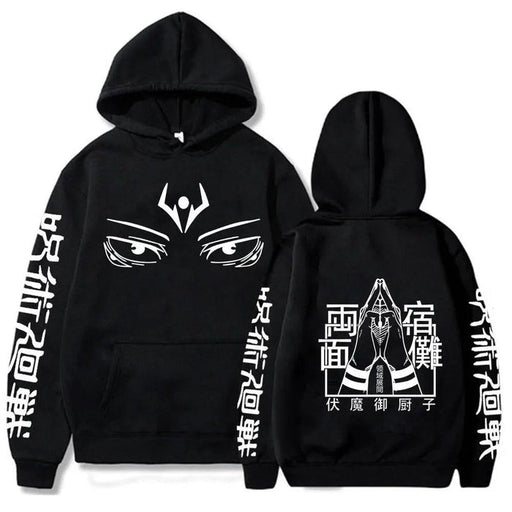 Sweat Jujutsu Kaisen - Ryomen-MANGA SHOP-Noir-XS-Manga Shop