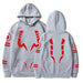 Sweat Jujutsu Kaisen - Ryomen Sukuna-MANGA SHOP-Gris-XS-Manga Shop