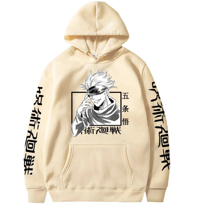 Sweat Jujutsu Kaisen - S.Gojo-Manga Shop-Beige-XS-Manga Shop