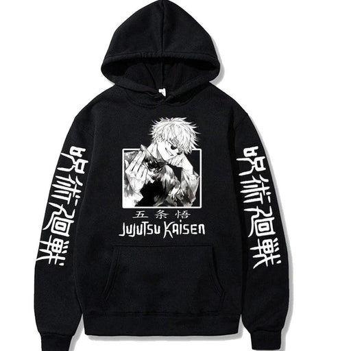 Sweat Jujutsu Kaisen - Satoru Gojo-MANGA SHOP-Noir-XS-Manga Shop