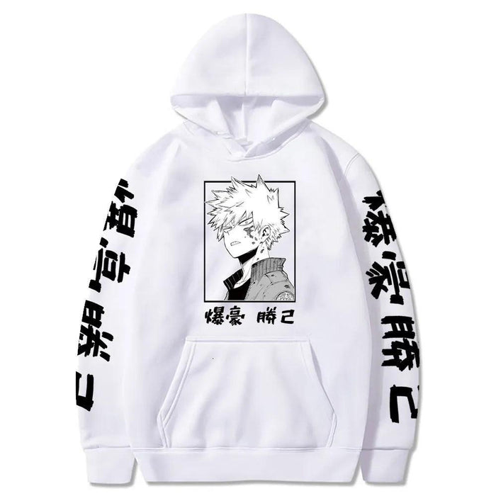 Sweat My Hero Academia - Bakugo-Manga Shop-Blanc-XS-Manga Shop