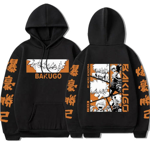 Sweat My Hero Academia - Bakugo-MANGA SHOP-Noir-XS-Manga Shop