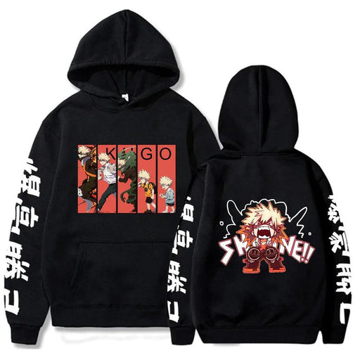 Sweat My Hero Academia - Bakugooooooo-MANGA SHOP-Noir-XS-Manga Shop