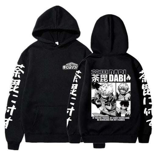 Sweat My Hero Academia - Dabi-MANGA SHOP-Noir-XS-Manga Shop