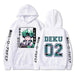 Sweat My Hero Academia - Deku 02-MANGA SHOP-Blanc-XS-Manga Shop