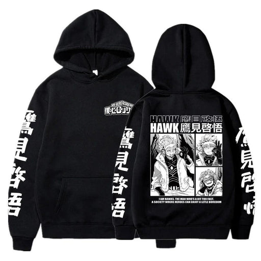 Sweat My Hero Academia - Hawks-MANGA SHOP-Noir-XS-Manga Shop