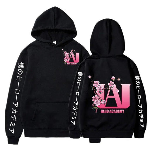 Sweat My Hero Academia - Hero Academy-MANGA SHOP-Noir-XS-Manga Shop