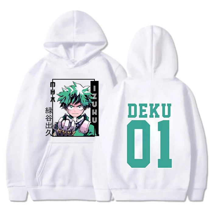 Sweat My Hero Academia - Izuku 01-MANGA SHOP-Blanc-XS-Manga Shop