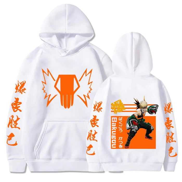 Sweat My Hero Academia - Katsuki Bakugo-MANGA SHOP-Blanc-XS-Manga Shop