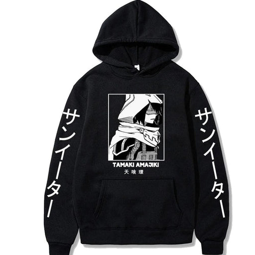 Sweat My Hero Academia - Tamaki Amajiki-MANGA SHOP-Noir-XS-Manga Shop