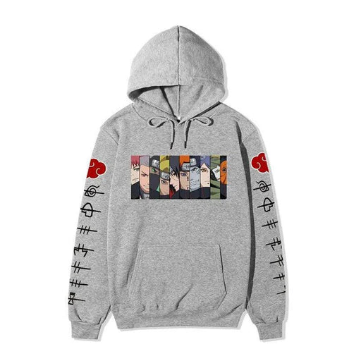 Sweat Naruto - Akatsuki Crew-Manga Shop-Gris-XS-Manga Shop