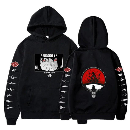 Sweat Naruto - Itachi Uchiwa-MANGA SHOP-Noir-XS-Manga Shop