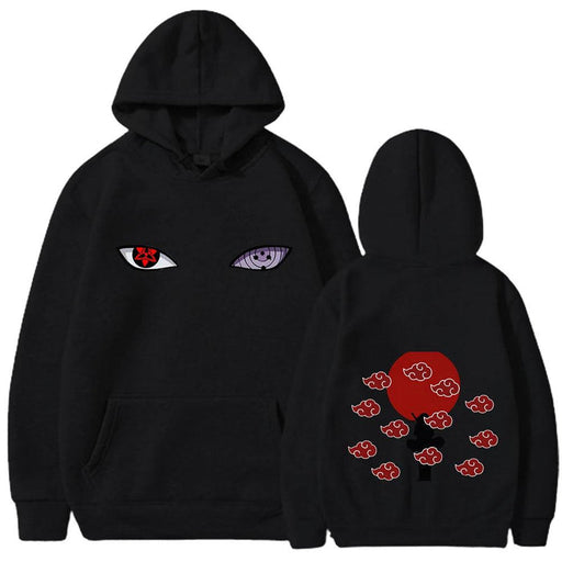 Sweat Naruto - Sasuke Dôjutsu-MANGA SHOP-Noir-XS-Manga Shop