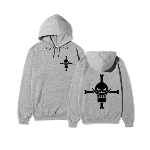 Sweat One Piece - Barbe Blanche-MANGA SHOP-Gris-XS-Manga Shop
