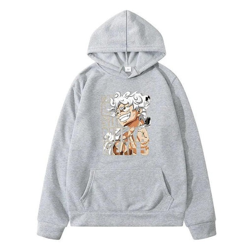 Sweat One Piece - Gear 5 Nika-MANGA SHOP-Gris-XS-Manga Shop