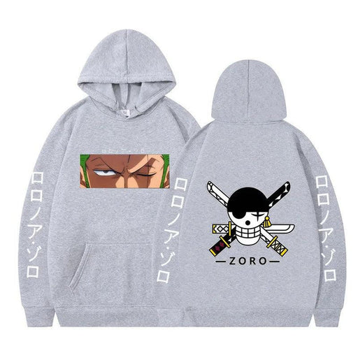 Sweat One Piece - Green Blade-MANGA SHOP-Gris-XS-Manga Shop