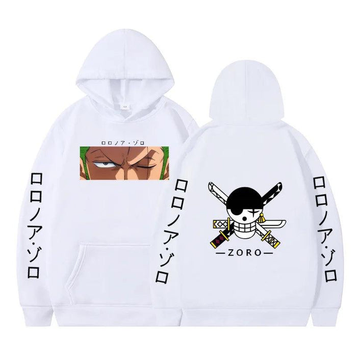Sweat One Piece - Green Blade-MANGA SHOP-Blanc-XS-Manga Shop