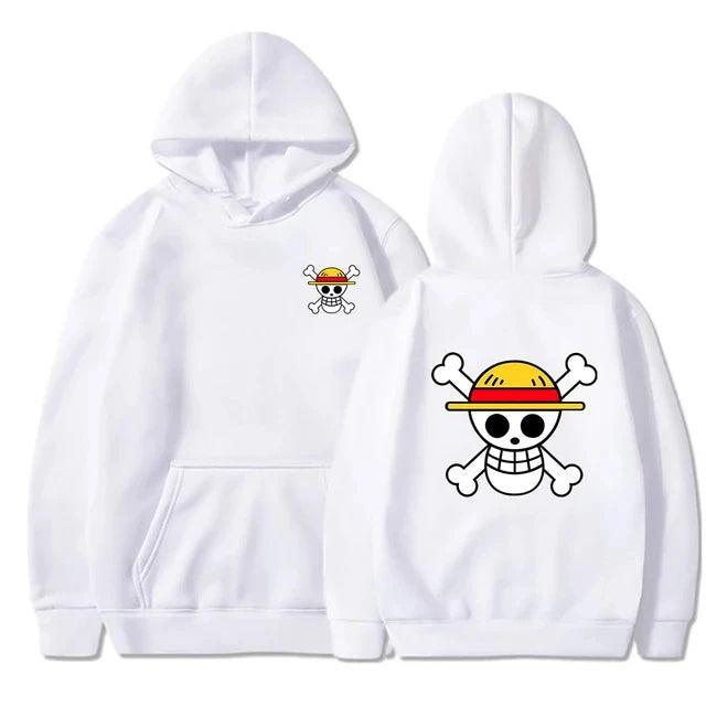Sweat One Piece - Jolly Roger Pride-MANGA SHOP-Blanc-XS-Manga Shop