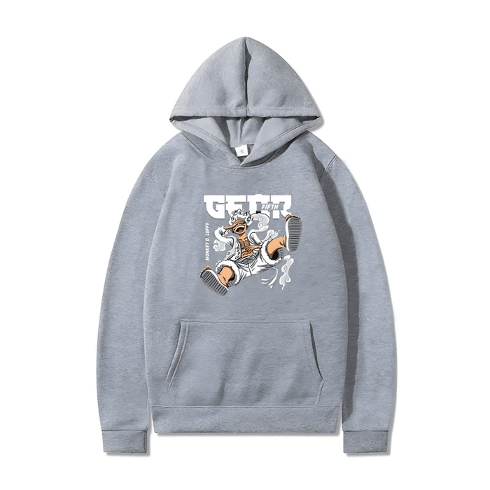 Sweat One Piece - Luffy Nika-MANGA SHOP-Gris-XS-Manga Shop