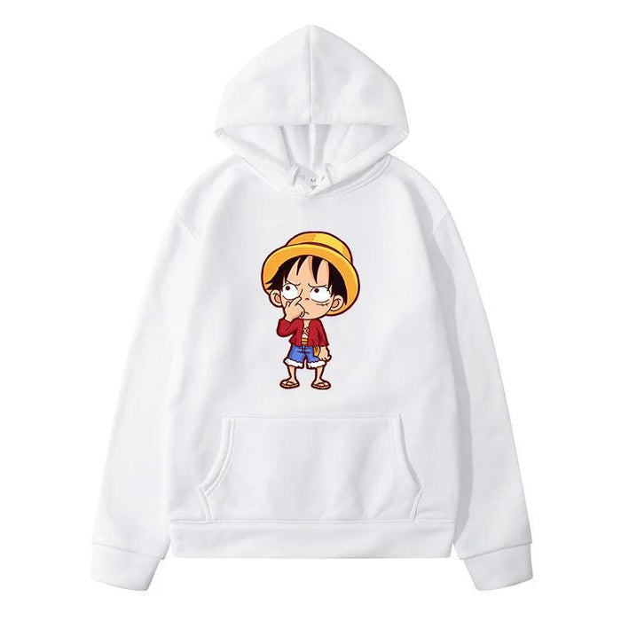 Sweat One Piece - Pirate King Bound-Manga Shop-Blanc-XS-Manga Shop