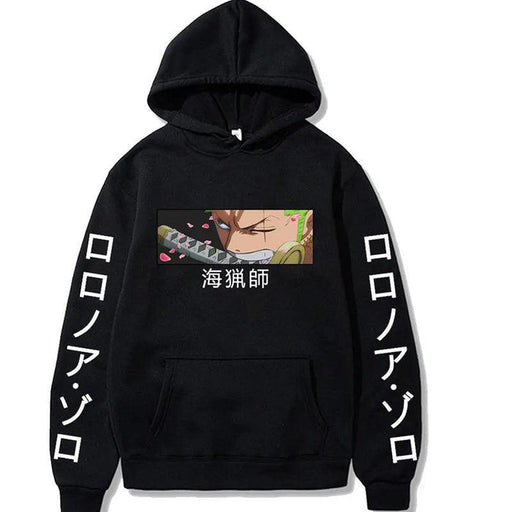 Sweat One Piece - Roronoa Zoro-Manga Shop-Noir-XS-Manga Shop
