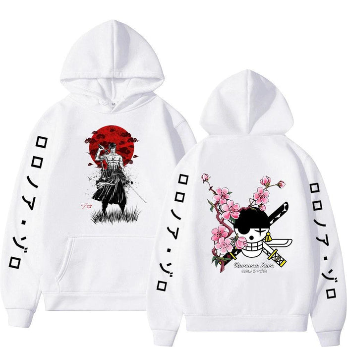 Sweat One Piece - Wano Warrior-Manga Shop-Blanc-XS-Manga Shop