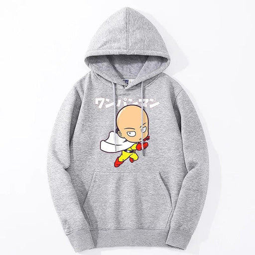 Sweat One Punch Man - Cute Saitama-Manga Shop-Gris-XS-Manga Shop