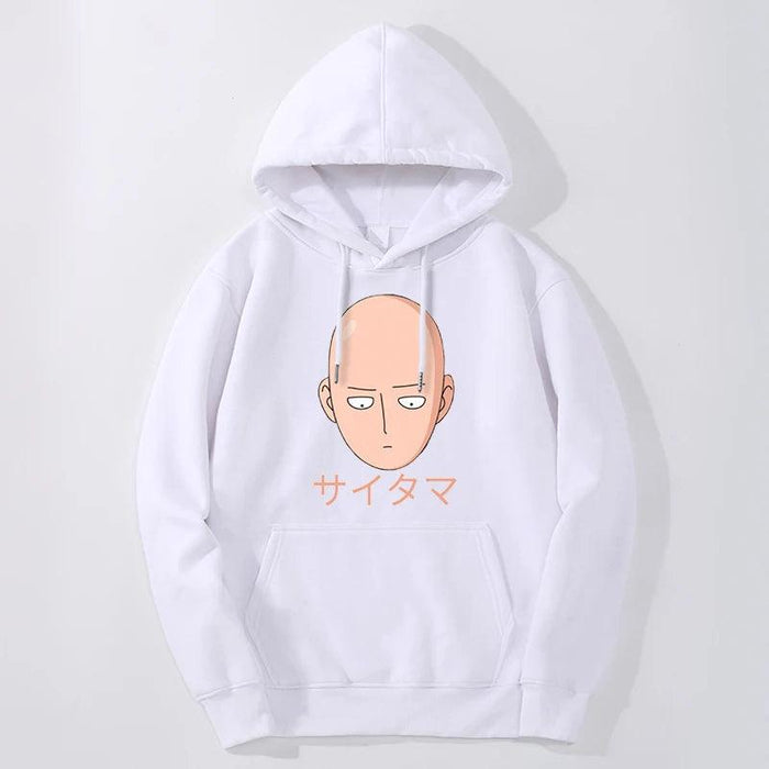 Sweat One Punch Man - Le Chauve Capé-Manga Shop-Blanc-XS-Manga Shop