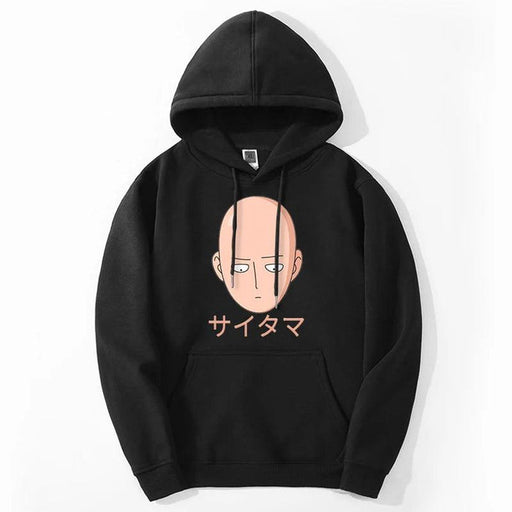 Sweat One Punch Man - Le Chauve Capé-Manga Shop-Noir-XS-Manga Shop