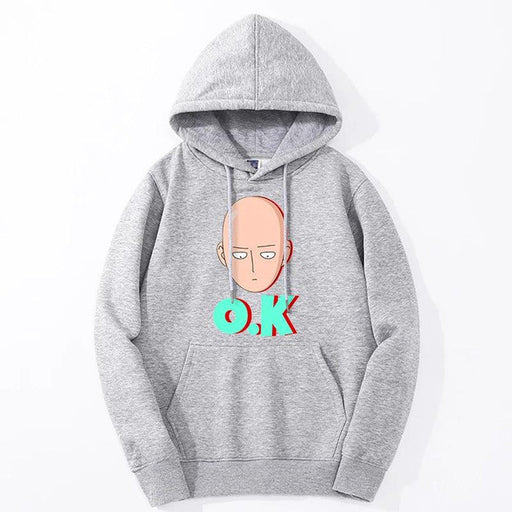 Sweat One Punch Man - Ok-Manga Shop-Gris-XS-Manga Shop