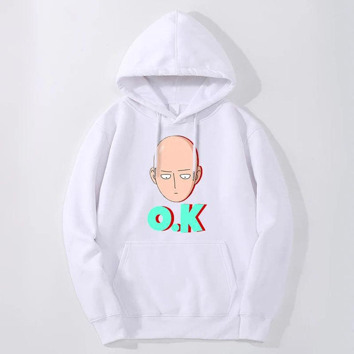 Sweat One Punch Man - Ok-Manga Shop-Blanc-XS-Manga Shop