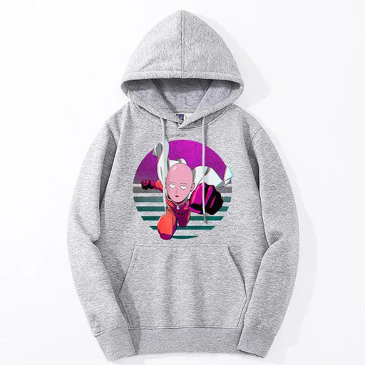 Sweat One Punch Man - Saitama Fly-Manga Shop-Gris-XS-Manga Shop