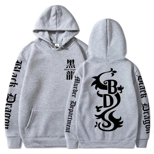 Sweat Tokyo Revengers - Black Dragon-Manga Shop-Gris-XS-Manga Shop