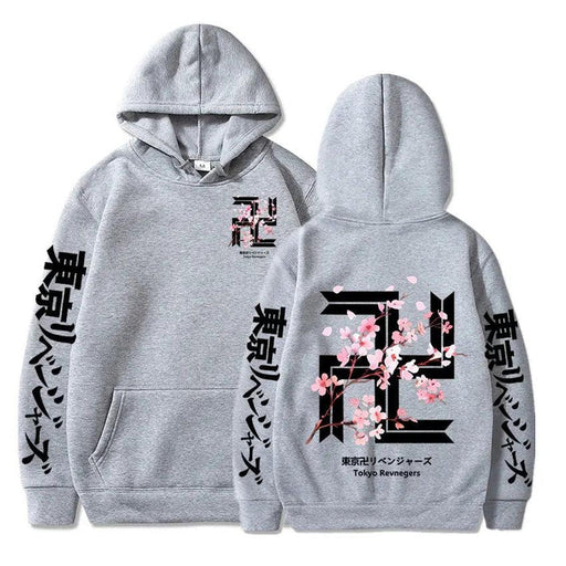 Sweat Tokyo Revengers - Cherry Logo-Manga Shop-Gris-XS-Manga Shop