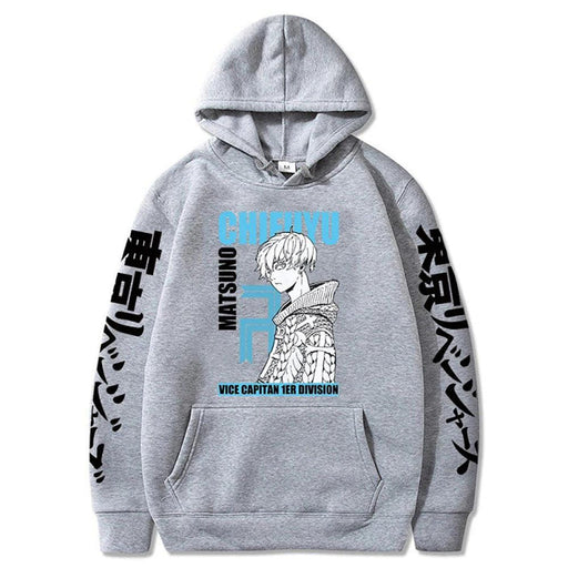 Sweat Tokyo Revengers - Chifuyu Matsuno-Manga Shop-Gris-XS-Manga Shop