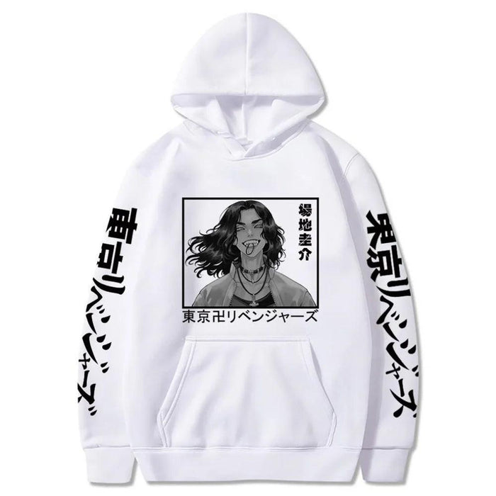 Sweat Tokyo Revengers - Keisuke Baji-MANGA SHOP-Blanc-XS-Manga Shop