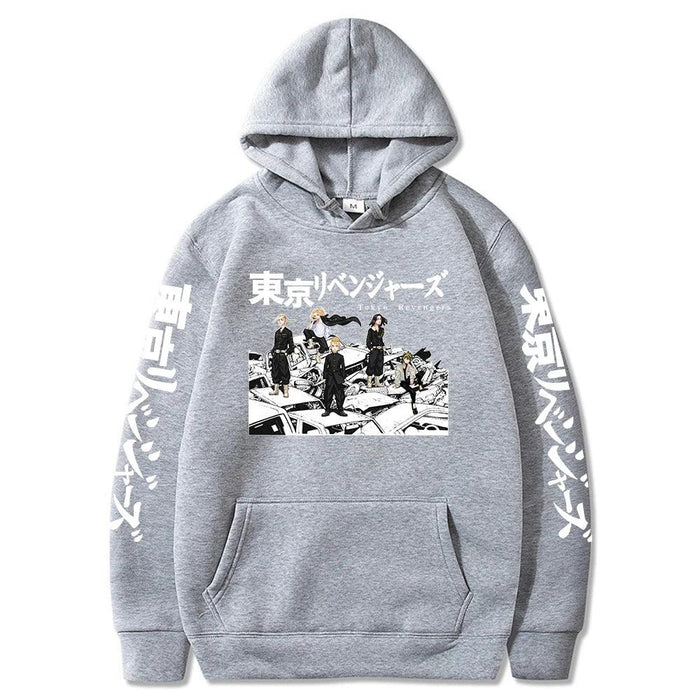 Sweat Tokyo Revengers - Tokyo Gang-MANGA SHOP-Gris-XS-Manga Shop
