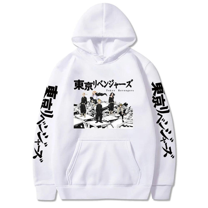 Sweat Tokyo Revengers - Tokyo Gang-MANGA SHOP-Blanc-XS-Manga Shop