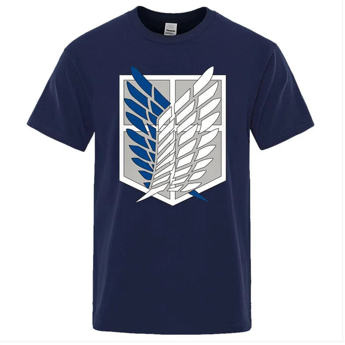 T-Shirt Attaque des Titans - Logo-Manga Shop-Marine-XS-Manga Shop