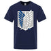 T-Shirt Attaque des Titans - Logo-Manga Shop-Marine-XS-Manga Shop