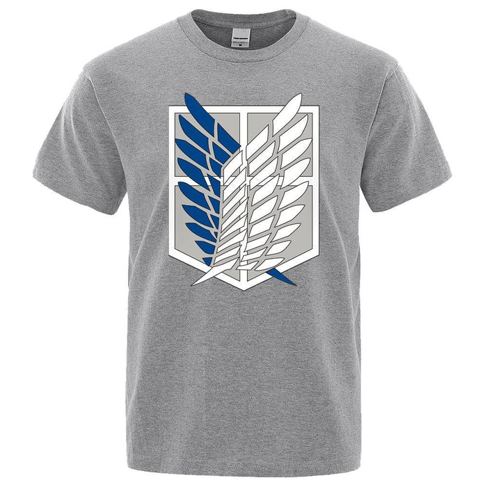 T-Shirt Attaque des Titans - Logo-Manga Shop-Gris-XS-Manga Shop