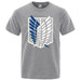 T-Shirt Attaque des Titans - Logo-Manga Shop-Gris-XS-Manga Shop