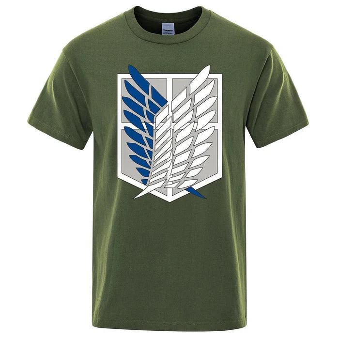 T-Shirt Attaque des Titans - Logo-Manga Shop-Vert-XS-Manga Shop