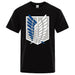 T-Shirt Attaque des Titans - Logo-Manga Shop-Noir-XS-Manga Shop