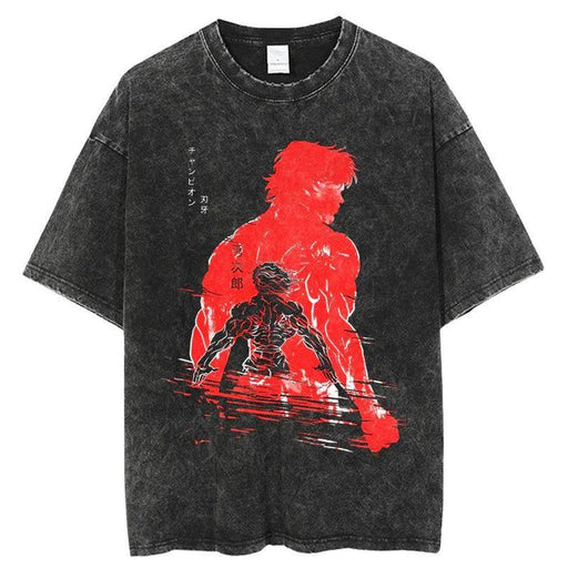 T-Shirt Baki - Blood-Manga Shop-Manga Shop