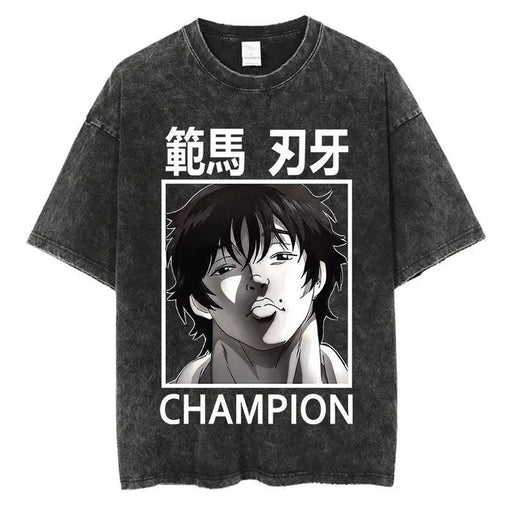 T-Shirt Baki Hanma - Champion-Manga Shop-Manga Shop