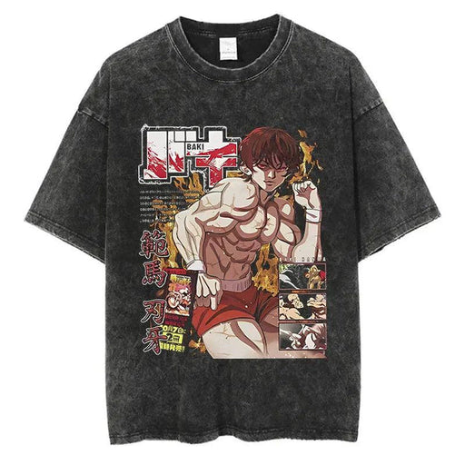 T-Shirt Baki Hanma - Épreuve de Force-Manga Shop-Manga Shop