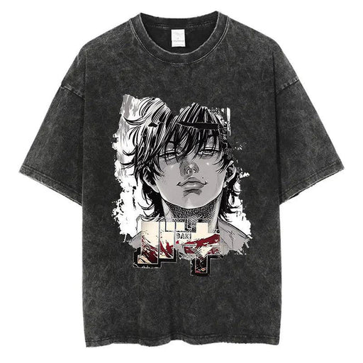 T-Shirt Baki Hanma - Face Off-Manga Shop-Manga Shop