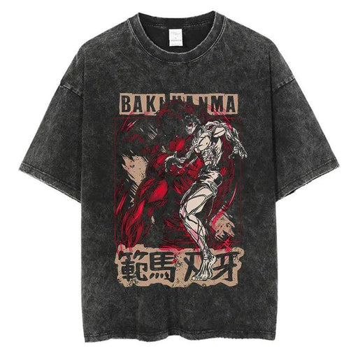 T-Shirt Baki Hanma - Maître du Dojo-Manga Shop-Manga Shop